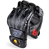 GranVela® Guantes De Boxeo- ZOOBOO Guantes De Combate MMA Entrenamiento De Boxeo mitad de los mitones- Muay Thai…